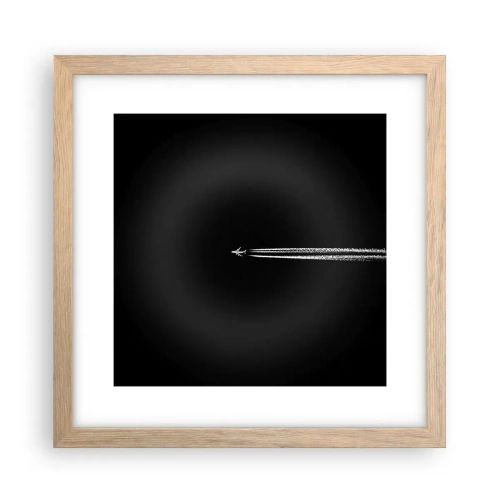 Affiche dans un chêne clair - Poster - Dans une autre dimension - 30x30 cm