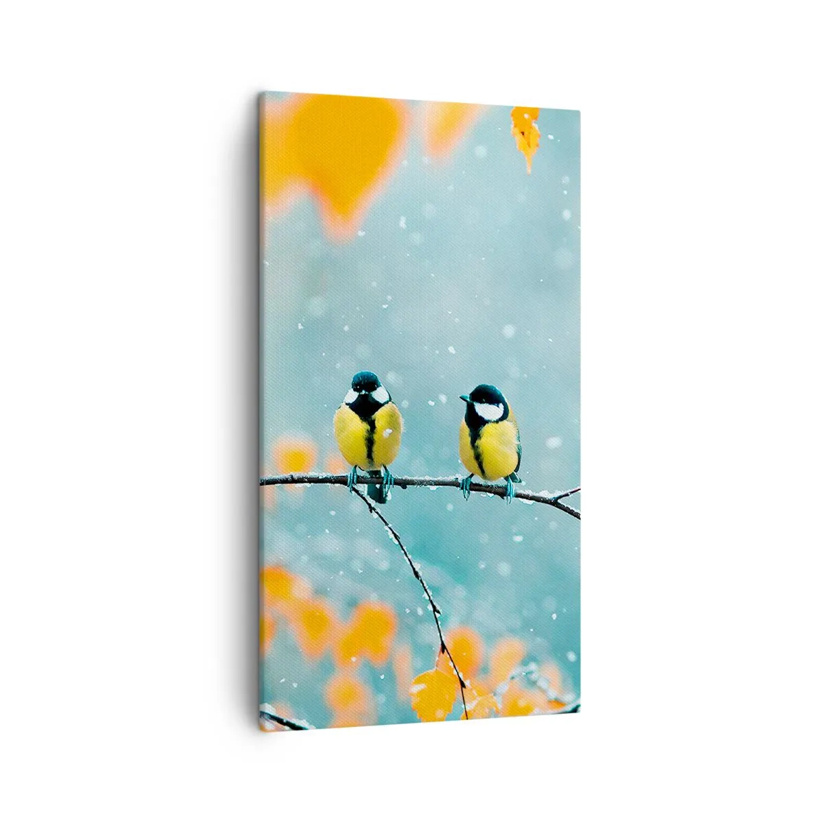 Impression sur toile - Image sur toile - Potins d'oiseaux - 45x80 cm