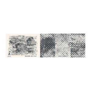 Échantillon de Papier Peint Premium Canvas - Composition brumeuse - Abstraction, Morceau, Modèle moderne - 100x30 cm