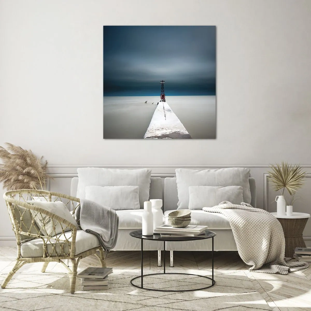 Impression sur verre - Image sur verre - À la rencontre de l'immensité - 70x70 cm