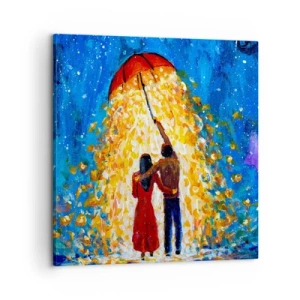 Impression sur toile - Image sur toile - La magie d'une soirée pluvieuse ? - 60x60 cm
