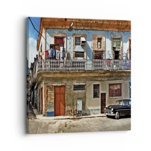 Impression sur toile - Image sur toile - Climat hawaïen - 30x30 cm