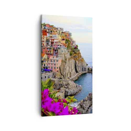 Impression sur toile - Image sur toile - La ville qui rit - 45x80 cm