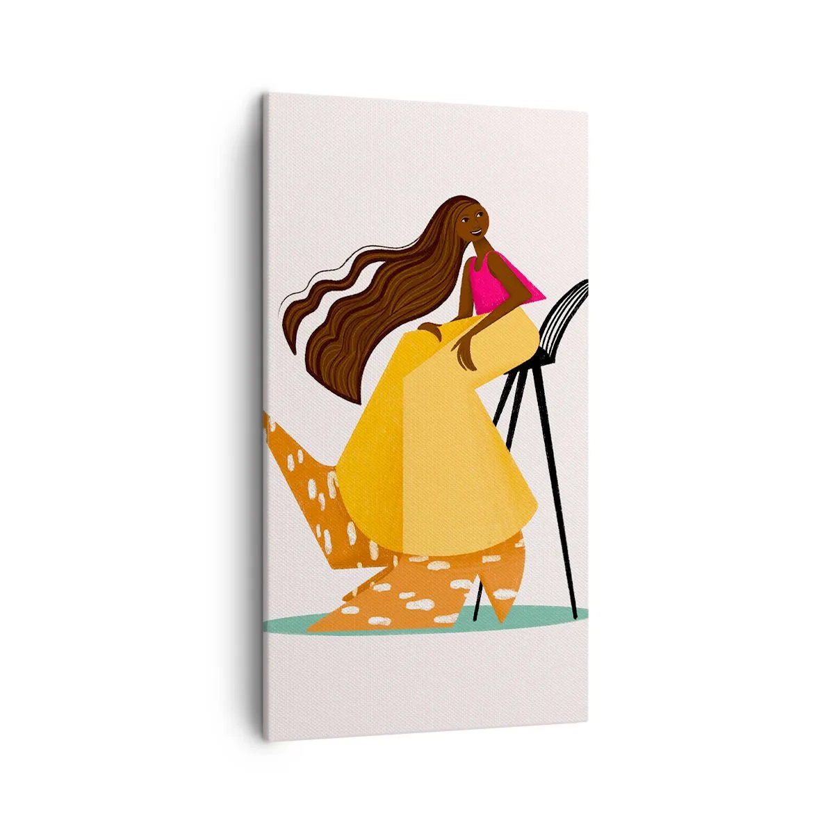 Impression sur toile - Image sur toile - La mode est aussi amusante - 45x80 cm