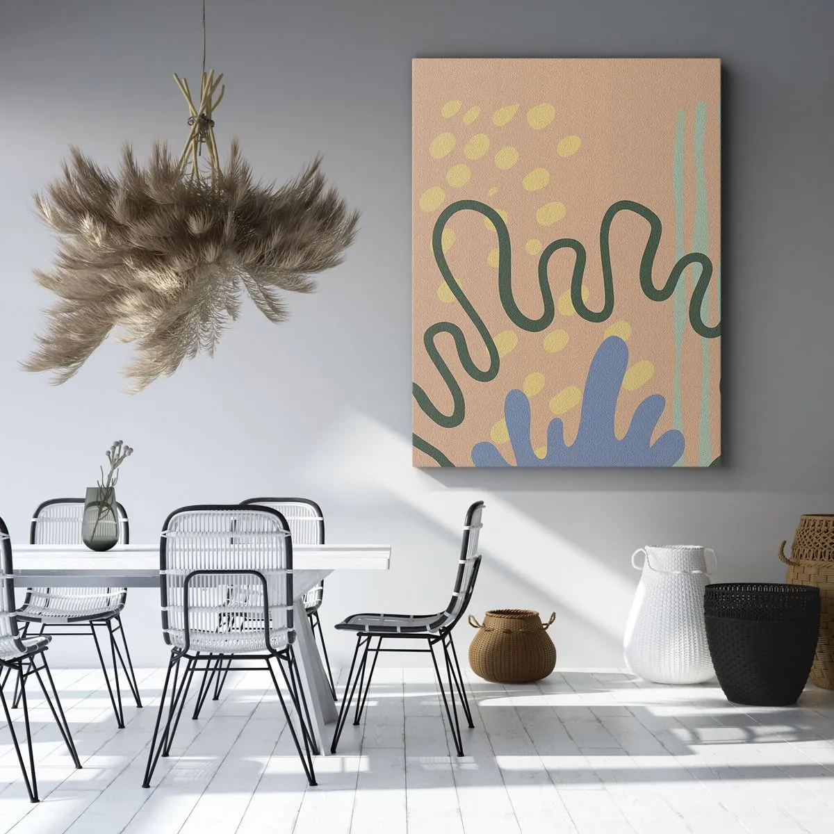 Impression sur toile - Image sur toile - Abstraction : diversité de la nature - 70x100 cm