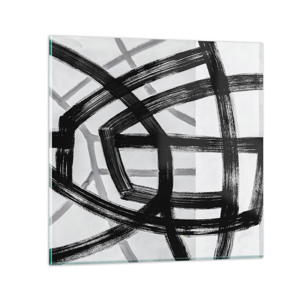 Impression sur verre - Image sur verre - Profondeur du bâtiment - 30x30 cm