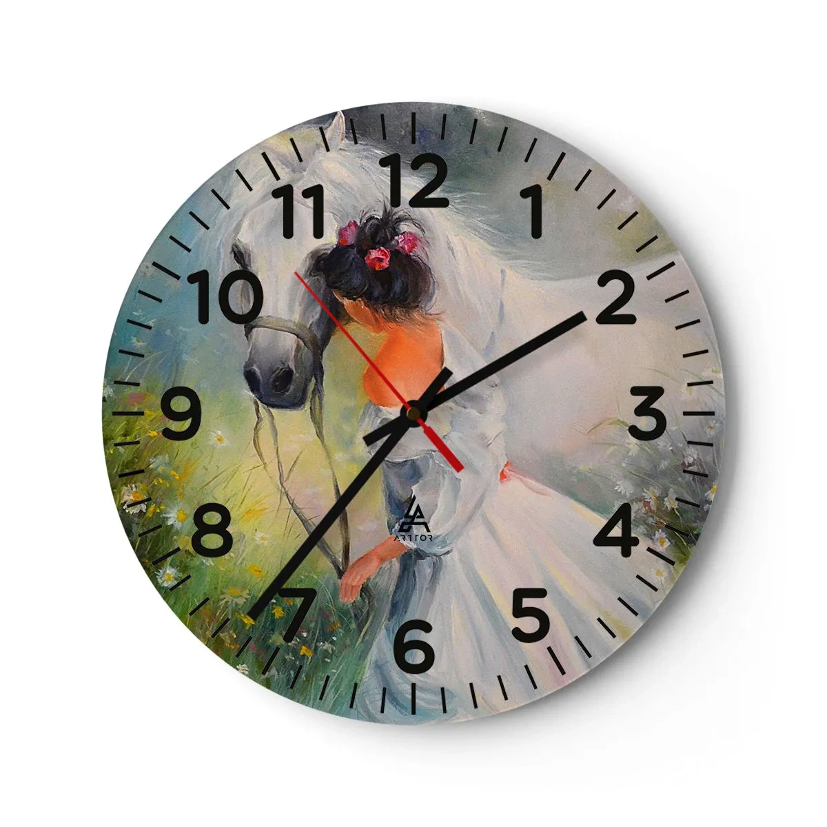 Horloge murale - Pendule murale - Comme dans un beau rêve - 40x40 cm