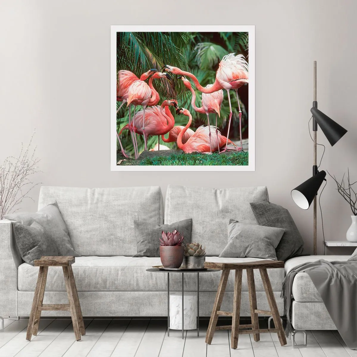 Affiche - Poster - Potins d'après-midi - 30x30 cm