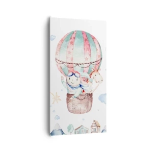 Impression sur toile - Image sur toile - Nous serons de retour bientôt! - 65x120 cm