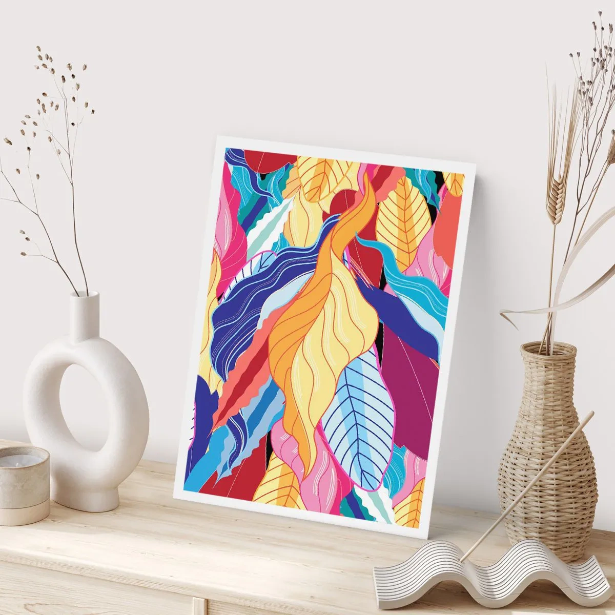 Affiche - Poster - Un désordre coloré - 40x50 cm