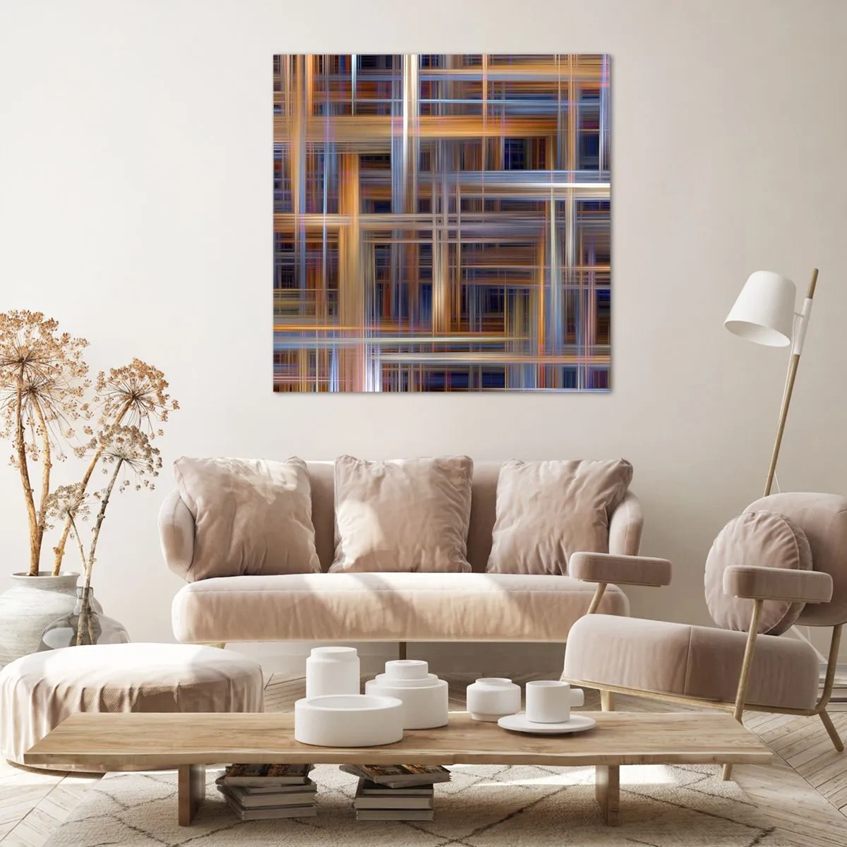 Impression sur toile - Image sur toile - Tissé de lumière - 70x70 cm