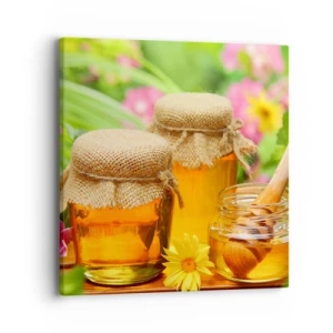 Impression sur toile - Image sur toile - Doux et fleuri - 40x40 cm