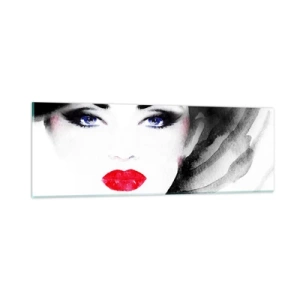 Impression sur verre - Image sur verre - Elle repousse et attire - 90x30 cm