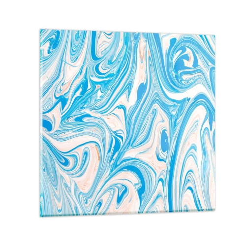 Impression sur verre - Image sur verre - Bassin turquoise - 40x40 cm