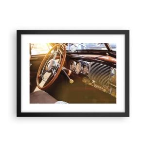 Affiche dans un cadre noir - Poster - Souffle de luxe venu du passé - 40x30 cm