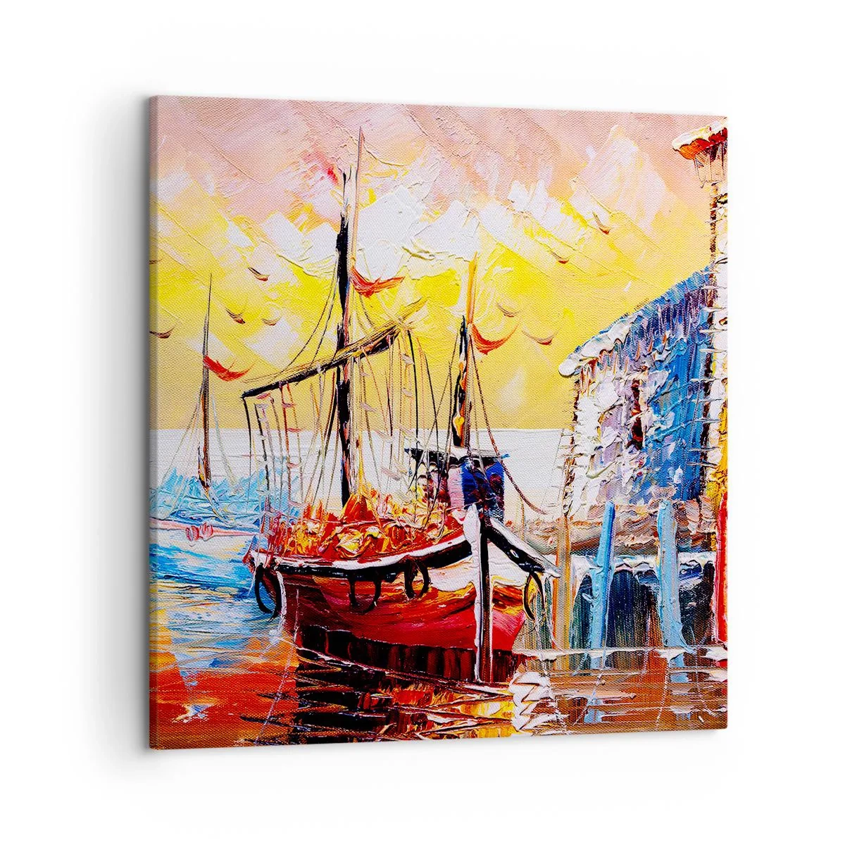 Impression sur toile - Image sur toile - Bon retour - 50x50 cm