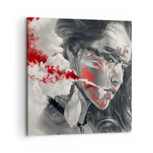 Impression sur toile - Image sur toile - Dans les fumées de l'absurde - 60x60 cm