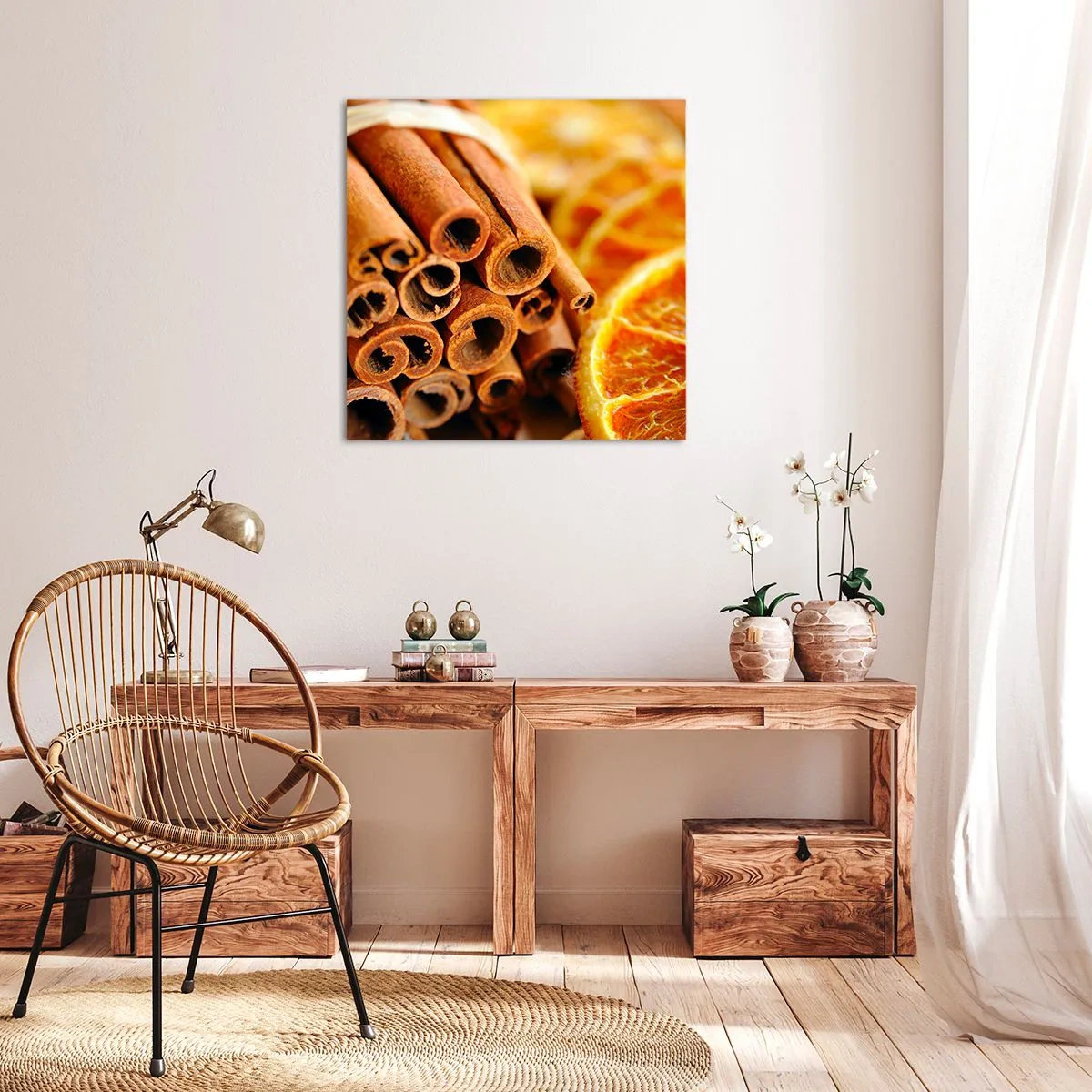 Impression sur toile - Image sur toile - Sentez-vous leurs odeurs? - 50x50 cm