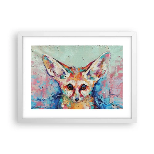 Affiche dans un cadre blanc - Poster - Etes-vous prêts pour moi? - 40x30 cm