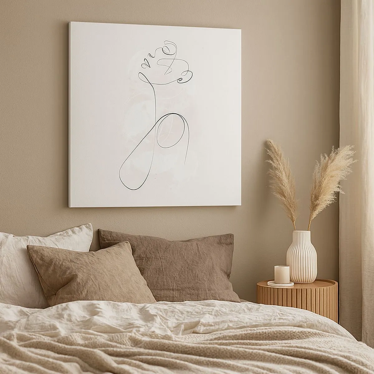 Impression sur toile - Image sur toile - Spirale de beauté - 30x30 cm