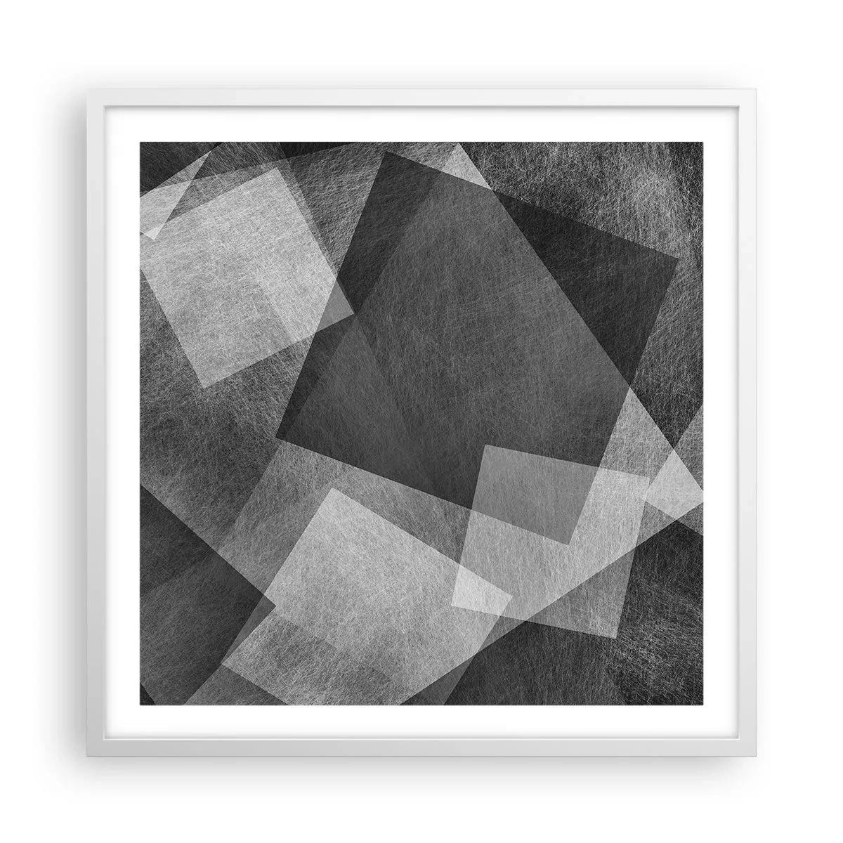 Affiche dans un cadre blanc - Poster - Le symbole éternel de durabilité et d'ordre - 60x60 cm