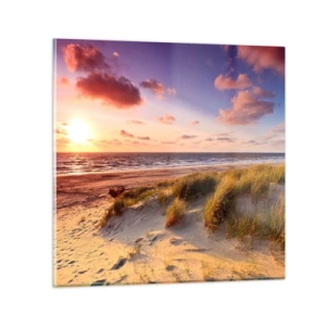 Impression sur verre - Image sur verre - L'air sent déjà l'été - 70x70 cm