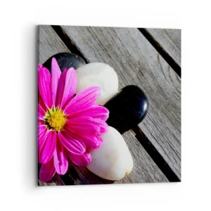 Impression sur toile - Image sur toile - Repos sur la jetée - 70x70 cm