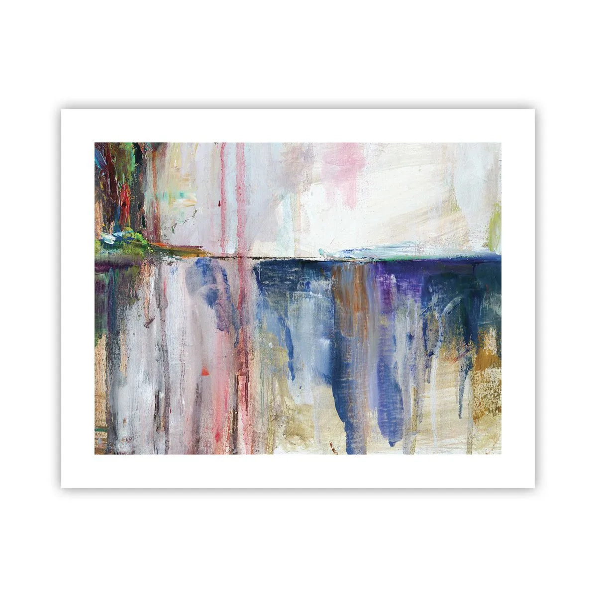 Affiche - Poster - Impressions et associations colorées - 50x40 cm