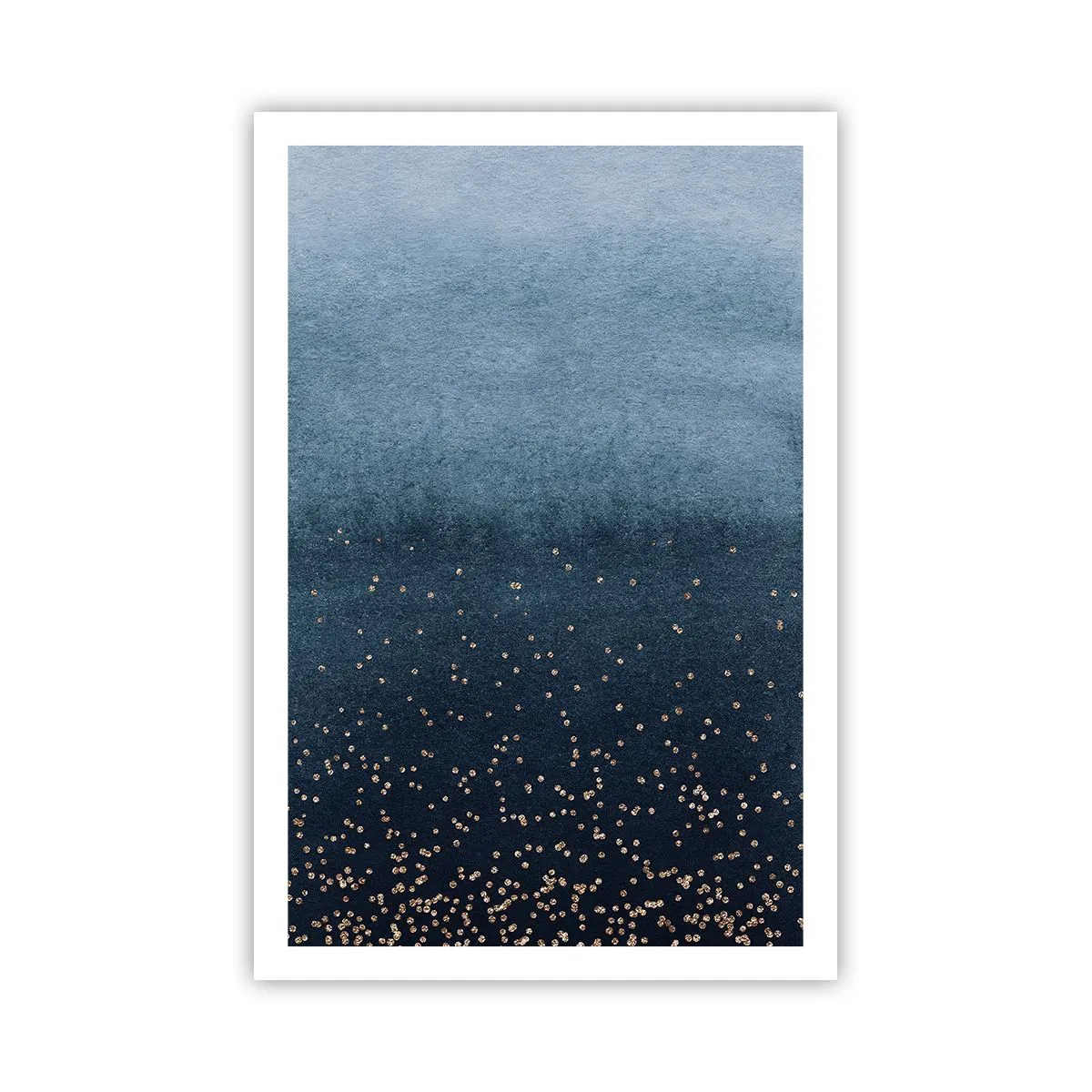 Affiche - Poster - Composition - phases bleues - 61x91 cm
