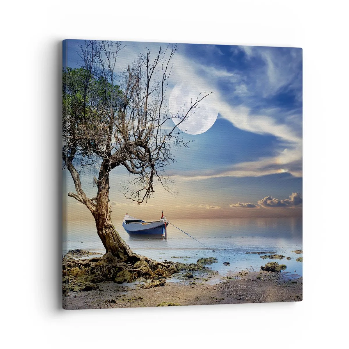 Impression sur toile - Image sur toile - Est-ce la fin ou le début ? - 40x40 cm