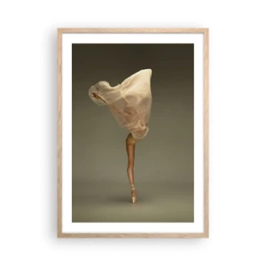 Affiche dans un chêne clair - Poster - Il va bientôt s'envoler - 50x70 cm