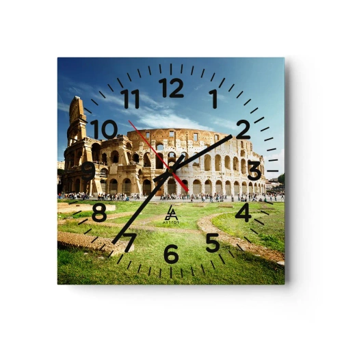 Horloge murale - Pendule murale - On entend encore la détonation de l'arme - 40x40 cm