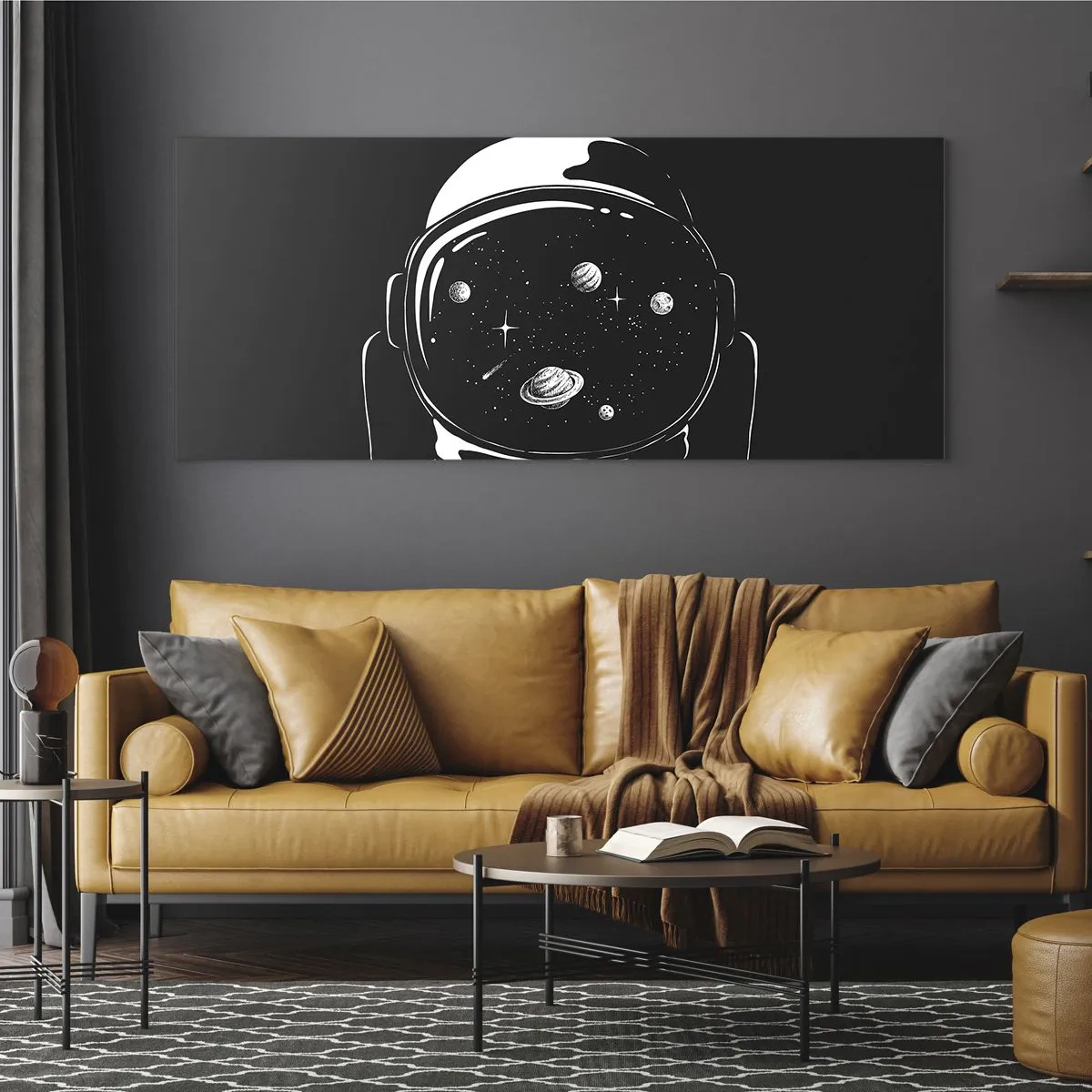 Impression sur verre - Image sur verre - Sympa la vue - 100x40 cm