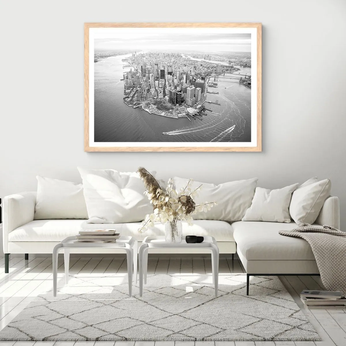 Affiche dans un chêne clair - Poster - Comment ne pas aimer ? - 40x30 cm