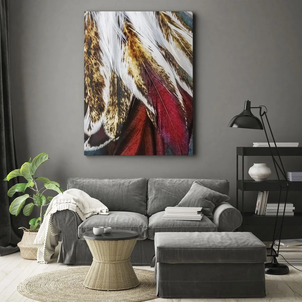 Impression sur toile - Image sur toile - Secrets de vol - 45x80 cm