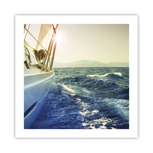 Affiche - Poster - Suite à l'aventure - 50x50 cm