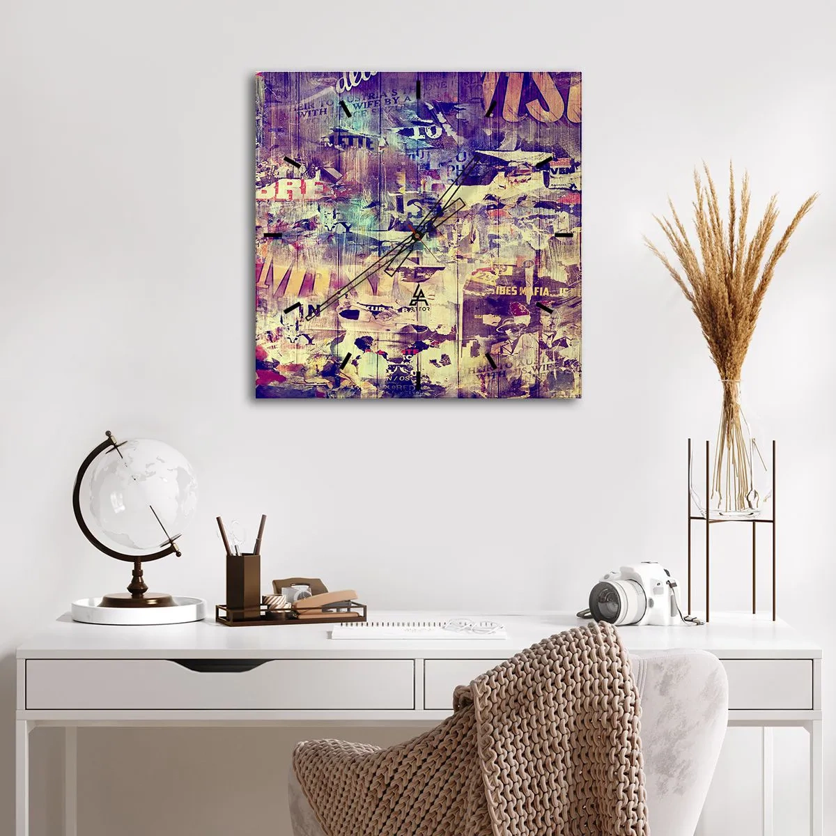 Horloge murale - Pendule murale - Et c'est tout ce qu'il y a à faire - 30x30 cm