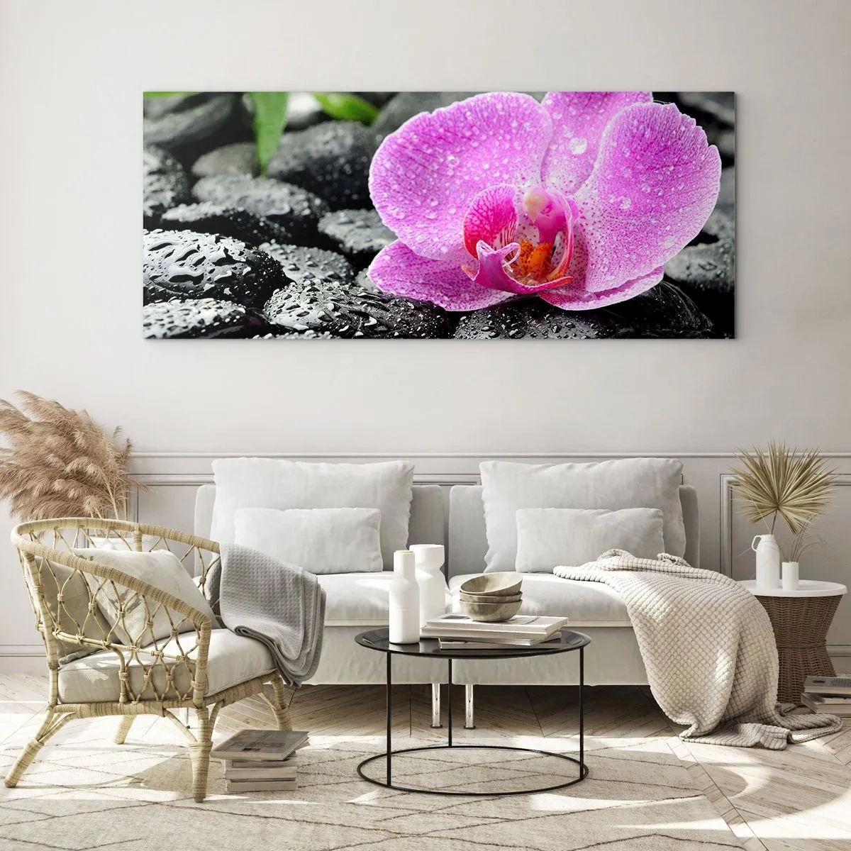 Impression sur verre - Image sur verre - Comme un coeur ouvert - 90x30 cm
