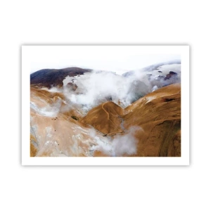 Affiche - Poster - Le charme brut de l'Islande - 70x50 cm