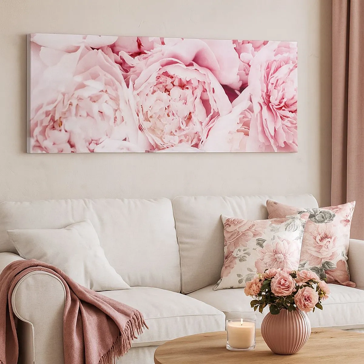 Impression sur toile - Image sur toile - Caliné et parfumé - 100x40 cm