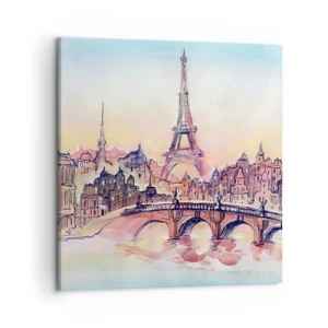 Impression sur toile - Image sur toile - La seule ville de ce type au monde - 50x50 cm