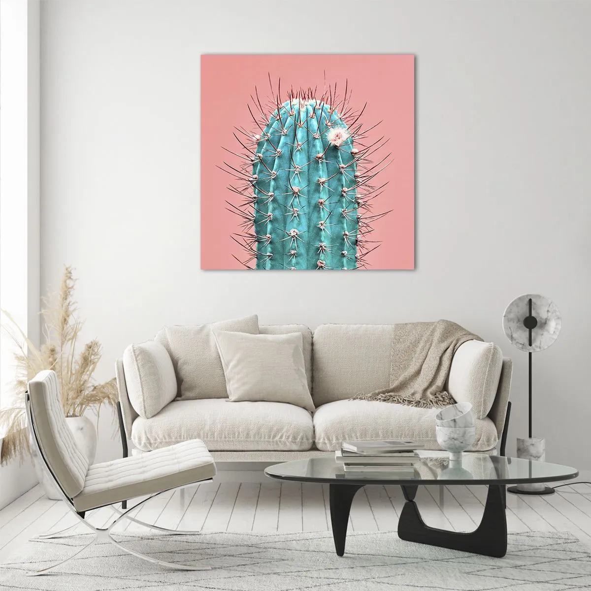 Impression sur verre - Image sur verre - Juste regarde - 50x50 cm