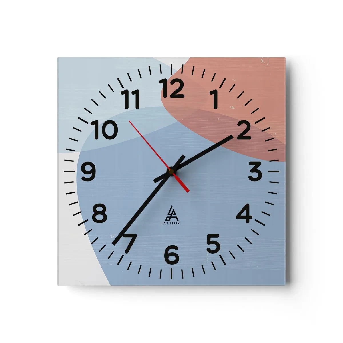 Horloge murale - Pendule murale - Relations pastel - 30x30 cm