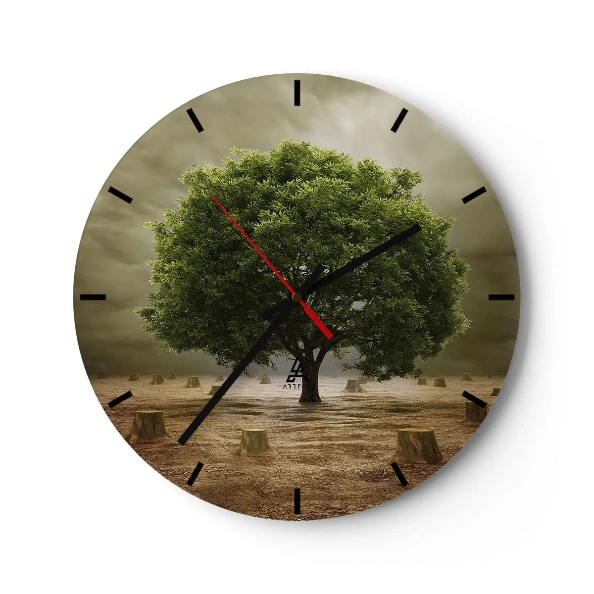 Horloge murale - Pendule murale - Tout l'espoir - 40x40 cm