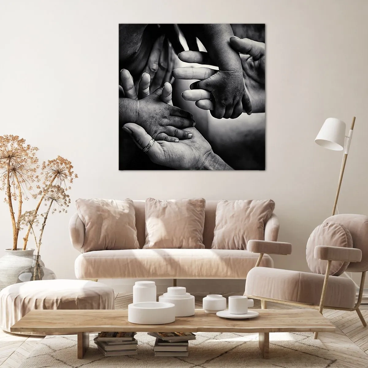 Impression sur toile - Image sur toile - Être humain - 60x60 cm