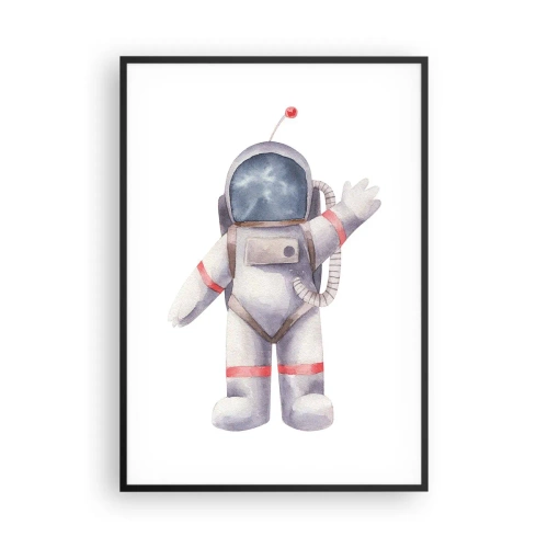 Affiche dans un cadre noir - Poster - C'est tout pour le moment! - 70x100 cm