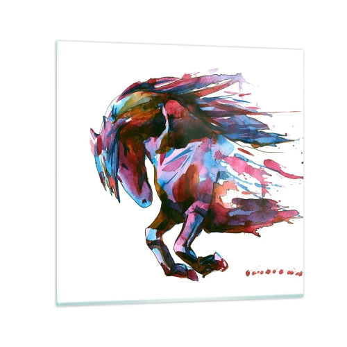 Impression sur verre - Image sur verre - Dans le ravissement - 30x30 cm