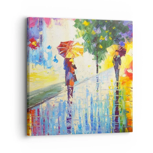 Impression sur toile - Image sur toile - Et tout est clair - 30x30 cm
