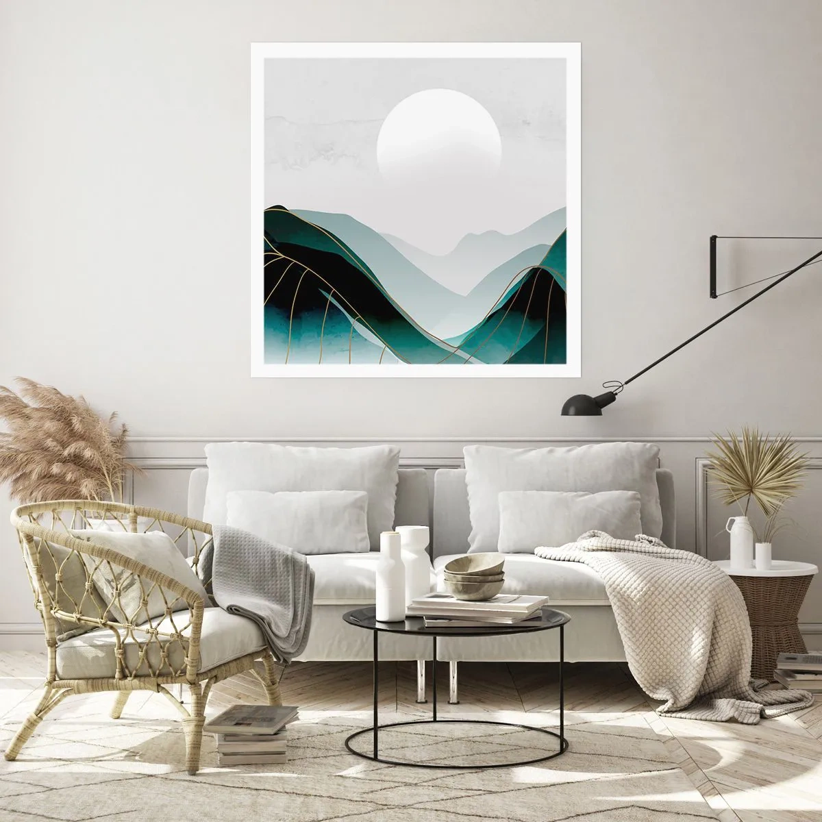 Affiche - Poster - En pleine majesté - 40x40 cm