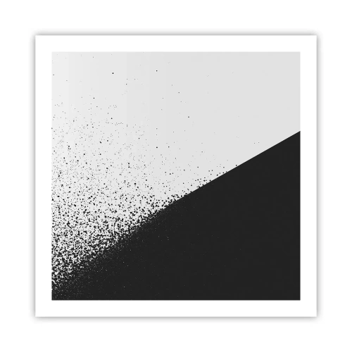 Affiche - Poster - De plus en plus vite, de plus en plus - 60x60 cm